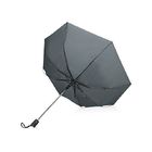 Зонт складной Irvine, полуавтоматический, 3 сложения, с чехлом, серый