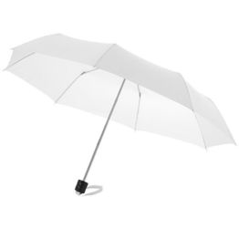 Зонт Ida трехсекционный 21,5, белый
