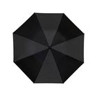 Зонт Victor 23 двухсекционный полуавтомат, черный