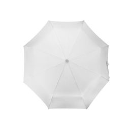Зонт складной Tempe, механический, 3 сложения, с чехлом, белый