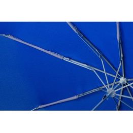 Зонт складной Tempe, механический, 3 сложения, с чехлом, синий