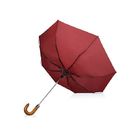 Зонт складной Cary, полуавтоматический, 3 сложения, с чехлом, бордовый