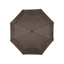 Зонт складной Ontario, автоматический, 3 сложения, с чехлом, коричневый