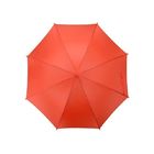 Зонт-трость Edison, полуавтомат, детский, красный