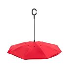 Зонт-трость наоборот, красный