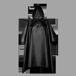 Дождевик, Дождевик-пончо 302, цвет Чёрный, размер S/46