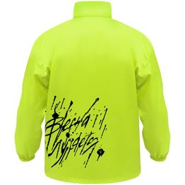 Ветровка «Весна случается», неоново-желтая, размер XXL