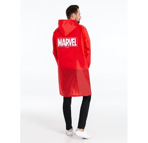 Дождевик Marvel, красный, размер S
