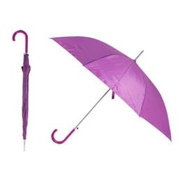 Зонт-трость с деревянной изогнутой ручкой 