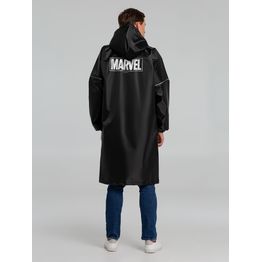 Дождевик со светоотражающими элементами Marvel, черный, размер S