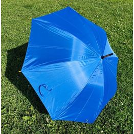 Зонт-трость с деревянной изогнутой ручкой 