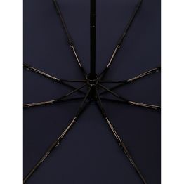 Зонт автомат однотонный Темно-синий, 3 сложения
