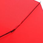 Зонт АРТ однотонный Красный, 3 сложения, механика