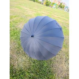 Зонт Мужской, Черный, Премиум, Механика, 16 спиц, d133