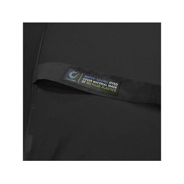 Зонт-трость 1134 Okobrella с деревянной ручкой и куполом из переработанного пластика, черный