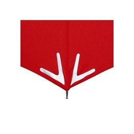 Зонт-трость 7571 Safebrella с фонариком и светоотражающими элементами, полуавтомат, черный