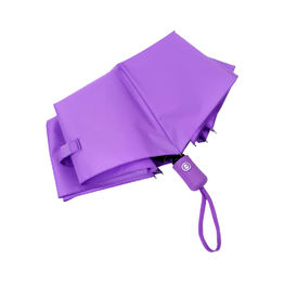 Зонт складной Spring, ПОЛНЫЙ АВТОМАТ, фиолетовый (Качественные зонты, СУПЕР цена!)