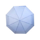 Зонт складной Spring, ПОЛНЫЙ АВТОМАТ, голубой (Качественные зонты, СУПЕР цена!)