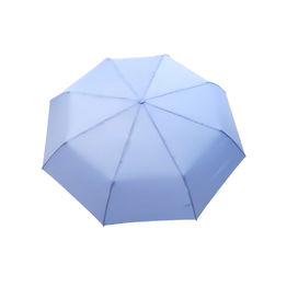 Зонт складной Spring, ПОЛНЫЙ АВТОМАТ, голубой (Качественные зонты, СУПЕР цена!)