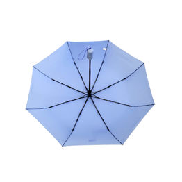 Зонт складной Spring, ПОЛНЫЙ АВТОМАТ, голубой (Качественные зонты, СУПЕР цена!)