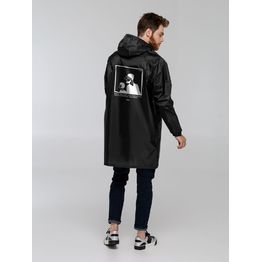 Дождевик с карманами «Леон», черный, размер XXL