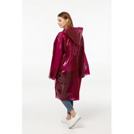 Дождевик-плащ CloudTime, бордовый