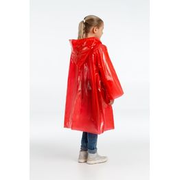 Дождевик-плащ детский BrightWay Kids, красный
