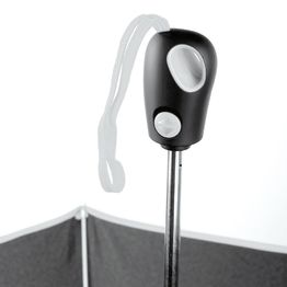 Складной зонт Drizzle, черный с белым