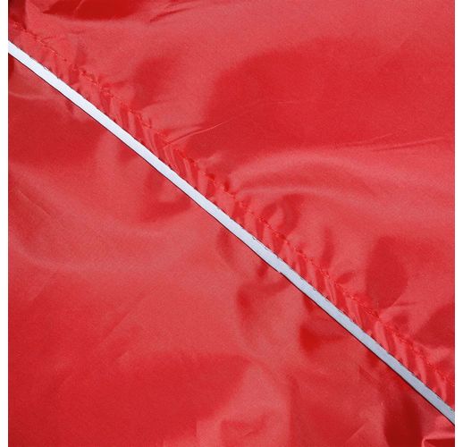 Дождевик-анорак со светоотражающими элементами Alatau Blink, красный