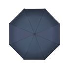 Зонт складной 5477 ColorReflex со светоотражающими клиньями, полуавтомат, черный