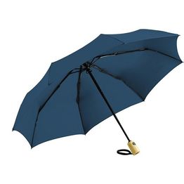 Зонт складной 5429 ÖkoBrella из бамбука, полуавтомат, серый