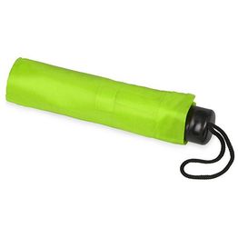 Зонт складной Columbus, механический, 3 сложения, с чехлом, зеленое яблоко (Р)