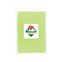 Одноразовый дождевик Mayan с чехлом для хранения из материалов, переработанных по стандарту GRS - Лайм