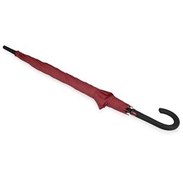 Зонт-трость Bergen, полуавтомат, бордовый