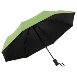 Зонт-автомат Dual с двухцветным куполом, зеленое яблоко/черный (Р)