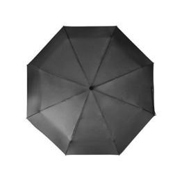 Зонт складной Columbus, механический, 3 сложения, с чехлом, черный
