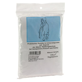 Дождевик с капюшоном AUTUMN, прозрачное