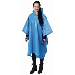 Пончо от дождя NEVER WET, синее