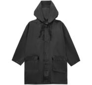 Дождевик детский RainDrop Kids, черный, 8 лет (рост 118-128)