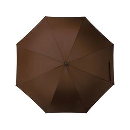 Зонт-трость полуавтомат Алтуна, темно-коричневый