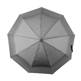 Зонт складной автоматический,  Forest Lotus, диаметр 117 см, 9 панелей, в подарочной коробке, темно-серый