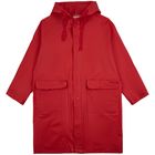 Дождевик детский RainDrop Kids, красный, 12 лет (рост 142-152)