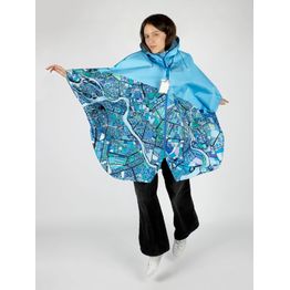 Дождевик-пончо AquaStop взрослый на заказ, разноцветный, единый размер