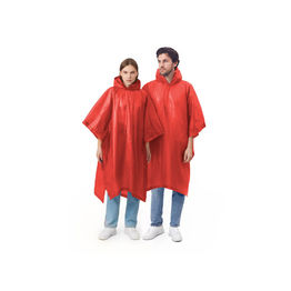 Пончо Hawaii c чехлом унисекс, красный