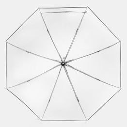 Автоматический зонт VIP, прозрачный, белый