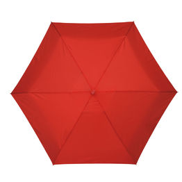 Алюминиевый мини-зонт POCKET, красный