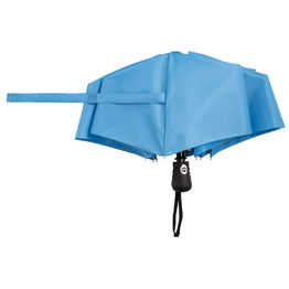 Ветрозащитный автоматический складной зонт BORA, небесно-голубой