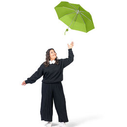 Мини-зонт с алюминиевым каркасом