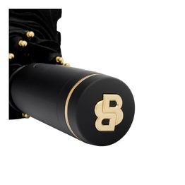 Карманный зонт Double B черный и золотой