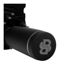 Карманный зонт Double B черный и серый